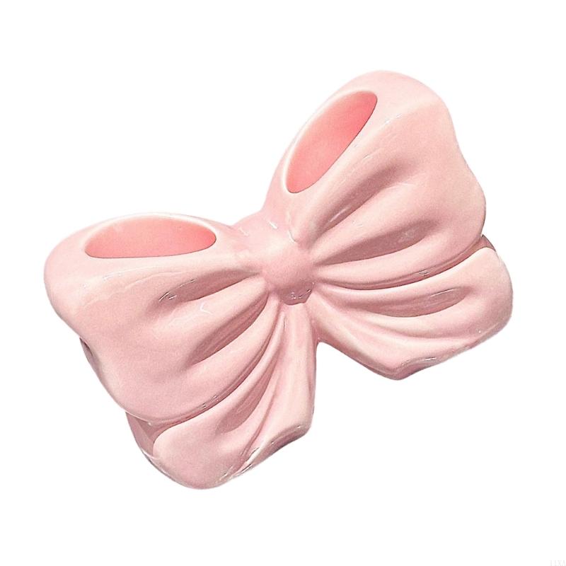 Керамический держатель зубных щеток Bowknot для украшения столешницы в виде банта для дома и ванной комнаты