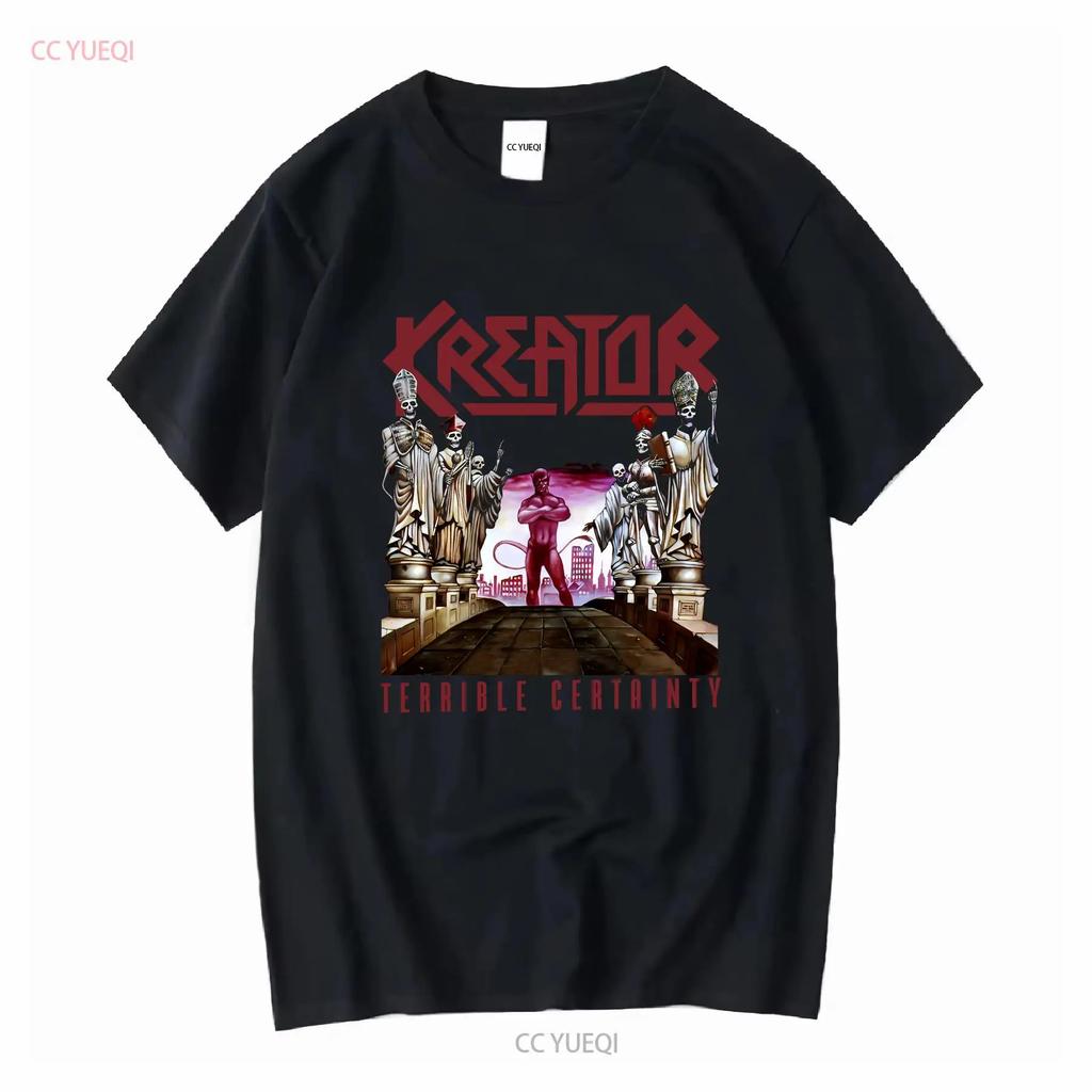 Kreator Terrible Certainty Футболка ОФИЦИАЛЬНАЯ винтажная Стиранная Удобная модная Универсальная унисекс с принтом мужская