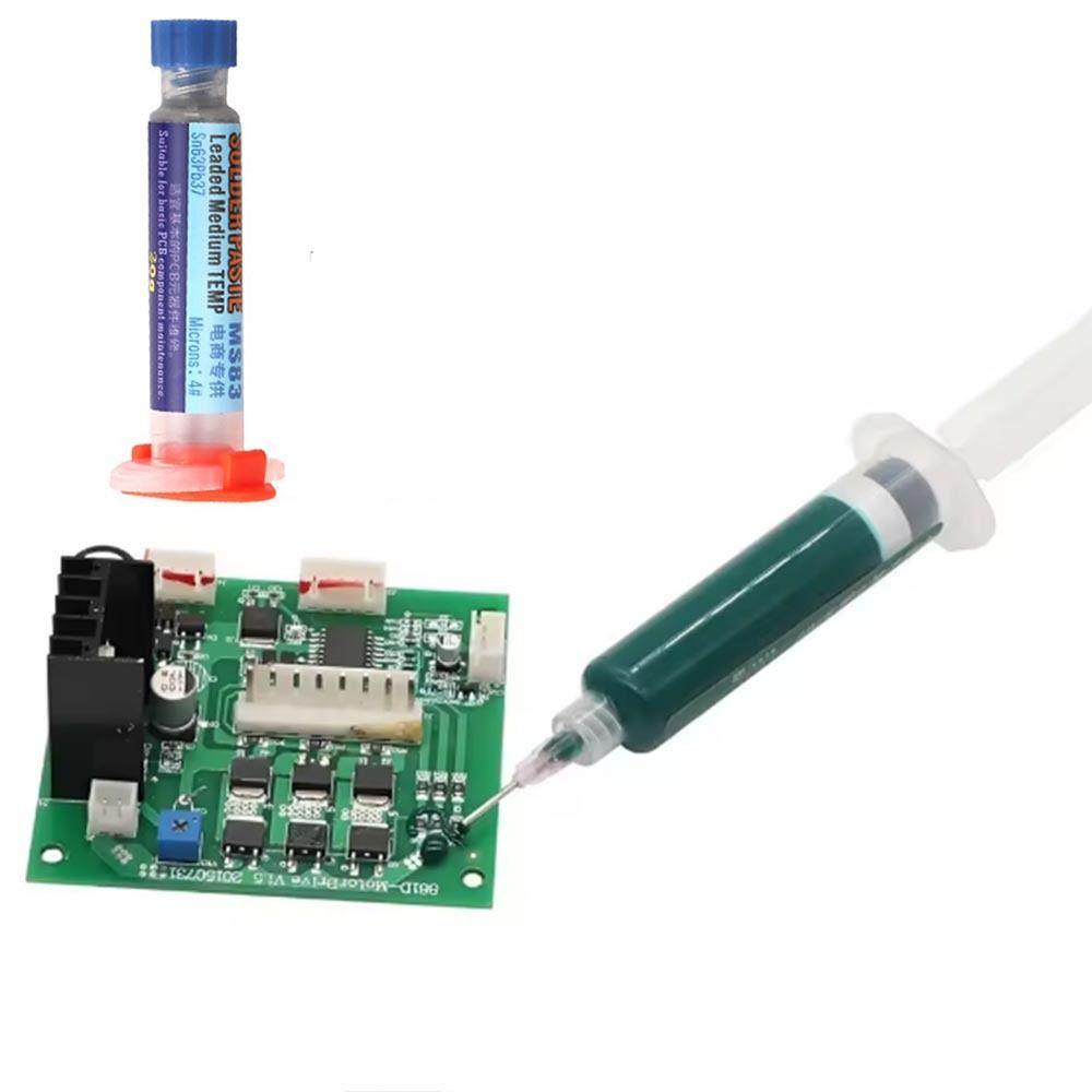 Medium Temperature Solder Flux with Lead Solder Needles Soldering Paste  Computer Motherboard