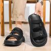 Slippers men's new summer new casual driving sandals men's dual-purpose trend outer thick-soled beach sandals