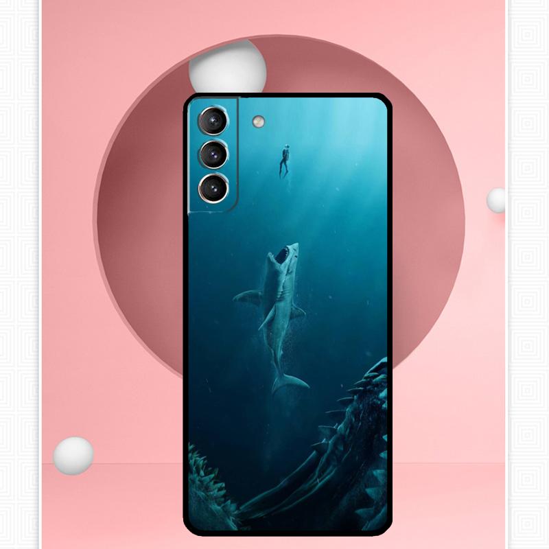 Shark Ocean Fish Case For Samsung Galaxy S24 S23 Ultra S22 S20 FE S21 FE Note 10 20 S8 S9 S10 Plus Cover