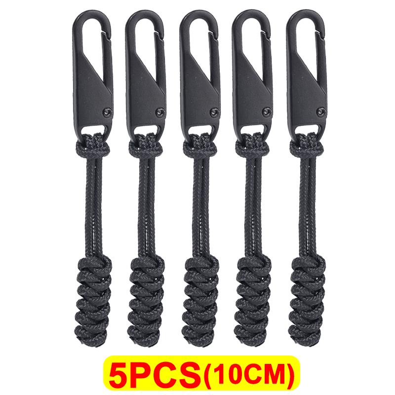 Универсальная металлическая застежка-молния для уличной сумки, застежка-молния для зонтика, плетеная веревка, сменная застежка-молния для самостоятельного шитья, набор для ремонта