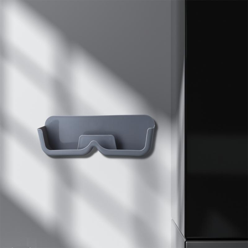 Hanging Self-adhesive Glasses Storage Rack No Drilling Organizer Show Accessories