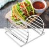 Подставка для блинов из нержавеющей стали 304 Мексиканская кукуруза Курица Буррито Корзина для жарки Блин Тако Держатель стойка Стойка V-образная Держатель для тако
