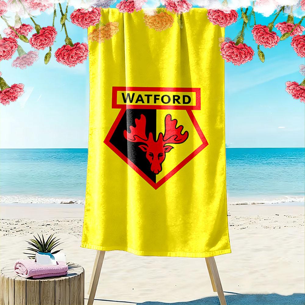 Watford Logo Moose Design A must-have beach towel for beach travel