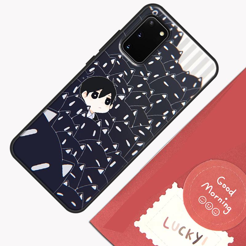 Чехол для телефона Samsung Galaxy S22 S21 S23 Ultra Note 20 S8 S9 S10 Note 10 Plus S20 FE с изображением игры Omori