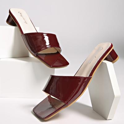 Модные хрустальные прозрачные шлепанцы женская обувь средний каблук удобные новые летние женские туфли женская мода крутые мюли слайды