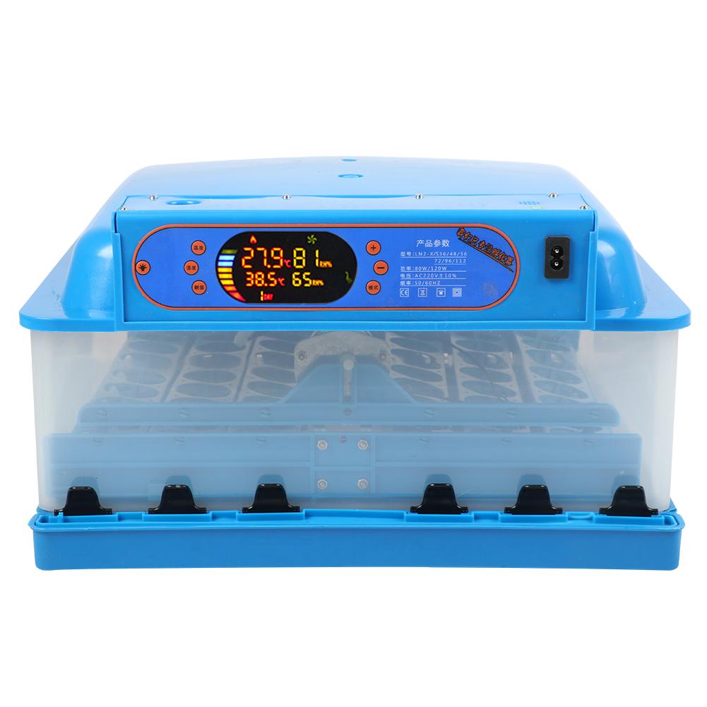 Farm Automatic 48 Eggs Digital Incubator Temperature Control Hatcher for ChickenUK Plug 220V