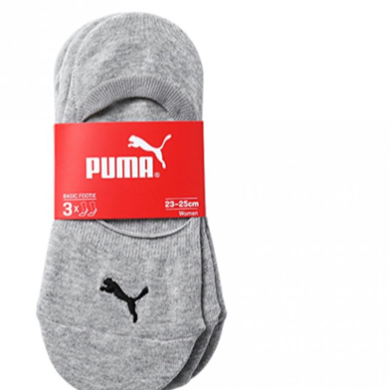 Puma Женский базовый чехол для ног, комплект из 3 пар Pue30818