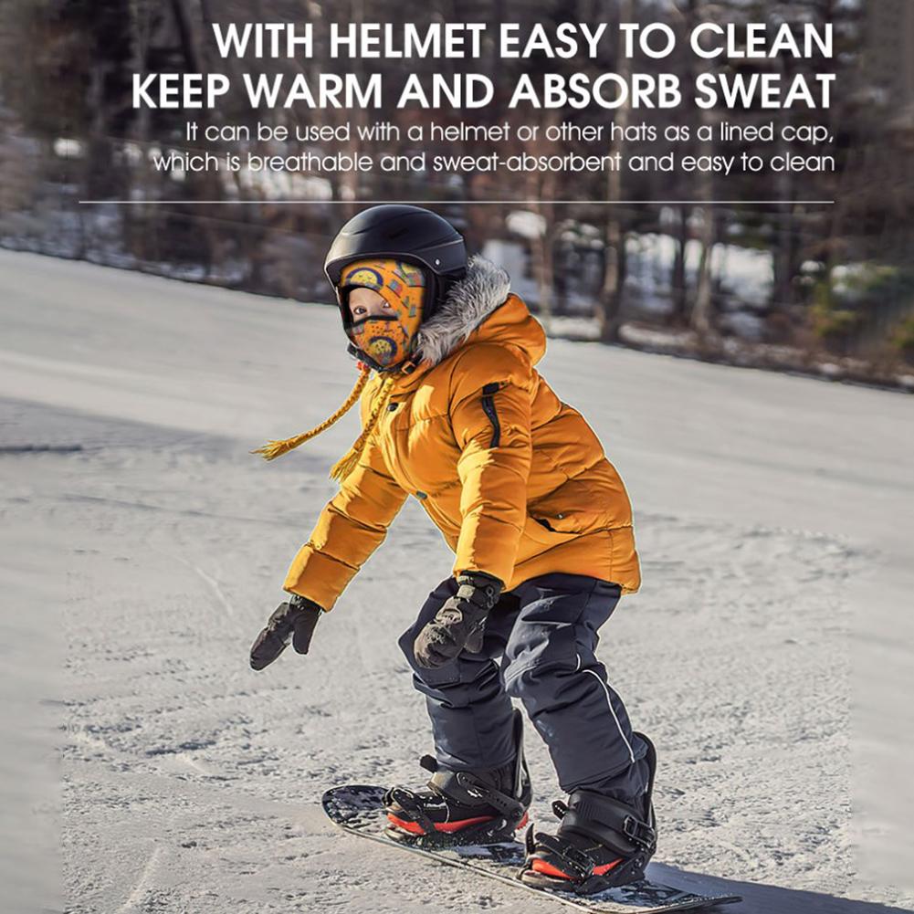 Kids Winter Windproof Cap Children's Warm Balaclava Face Mask Cold Weather Ski Full Face Cover For Boys Girls