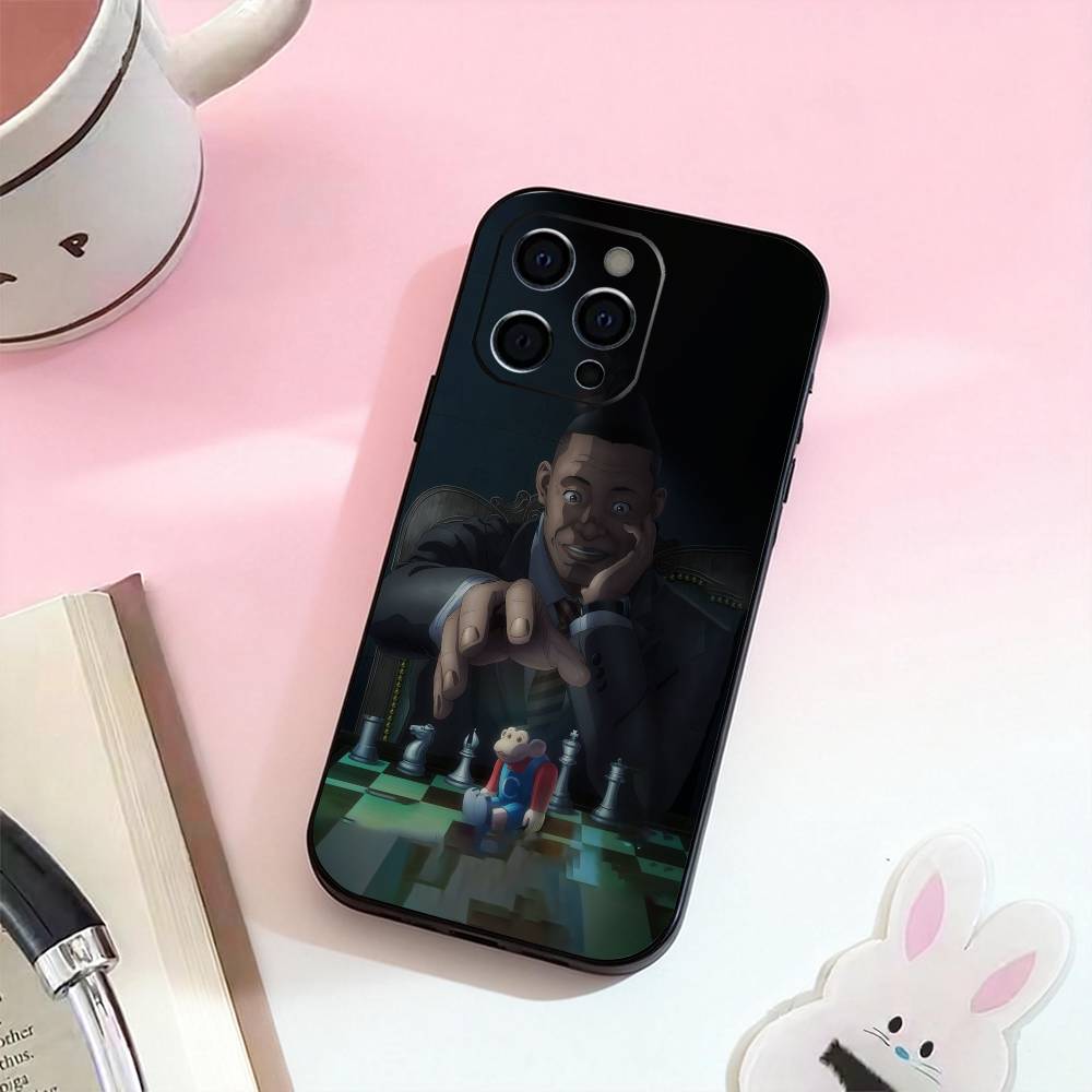 Аниме Т-Инцидент Дарвина Чехол для телефона для iPhone 17,16,15,14,13,12,11 Plus,Pro Max, Мягкий силиконовый черный чехол