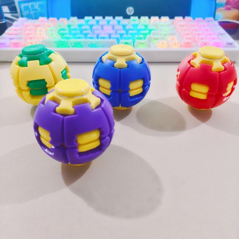 Новая вращающаяся шариковая игрушка, 3D-шестеренка, головоломка для снятия стресса для взрослых, антистрессовый и успокаивающий портативный подарок