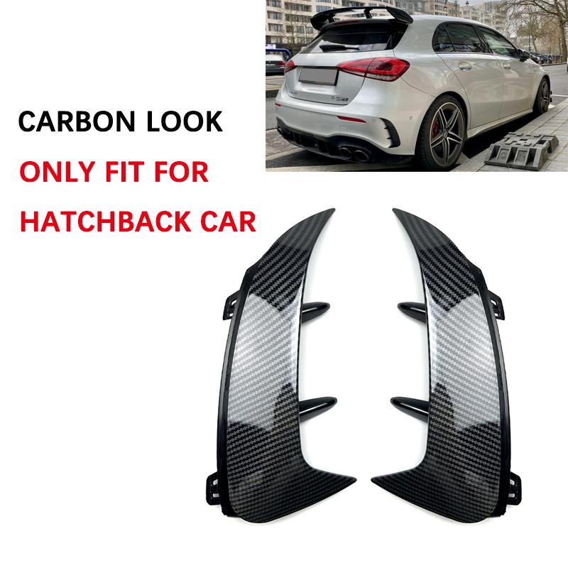 Подходит для аксессуаров Mercedes-Benz CLA W177 Hatchback A45 A35 A180 A200 A220 AMG 2019+ Задний бампер Спойлер Боковой воздухозаборник Canard C