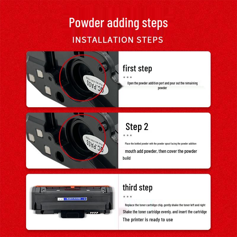 Compatible with Lishen KC1930 Powder Box, GA3330dn, GA1330dn Printer Cartridge, and KC1934 Drum