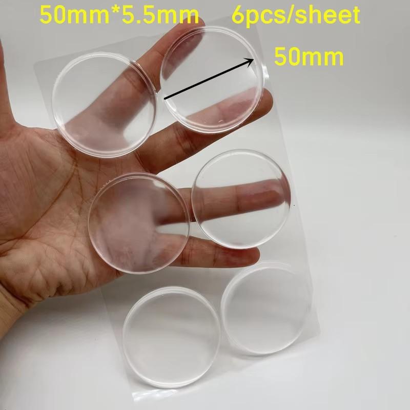 1 Sheet Clear Soft Silicone Door Stopper Bumper Mute Stickers Wall Protection Muffler Pad Door Stopper Furniture Anti-crash Pad