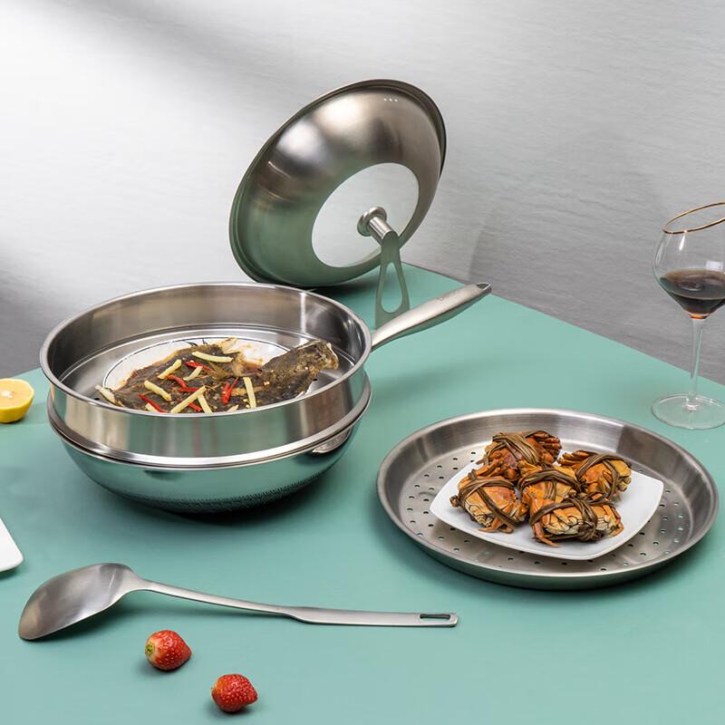 Debo 316 Stainless Steel Honeycomb Wok