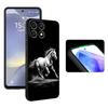 Чехол для телефона Funda с изображением бегущей лошади для Honor 70 X5b 8X X7 X8 90 Magic5Lite 200 400 Lite X9a X6