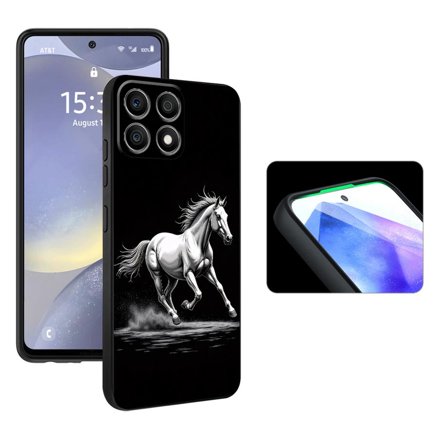 Чехол для телефона Funda с изображением бегущей лошади для Honor 70 X5b 8X X7 X8 90 Magic5Lite 200 400 Lite X9a X6