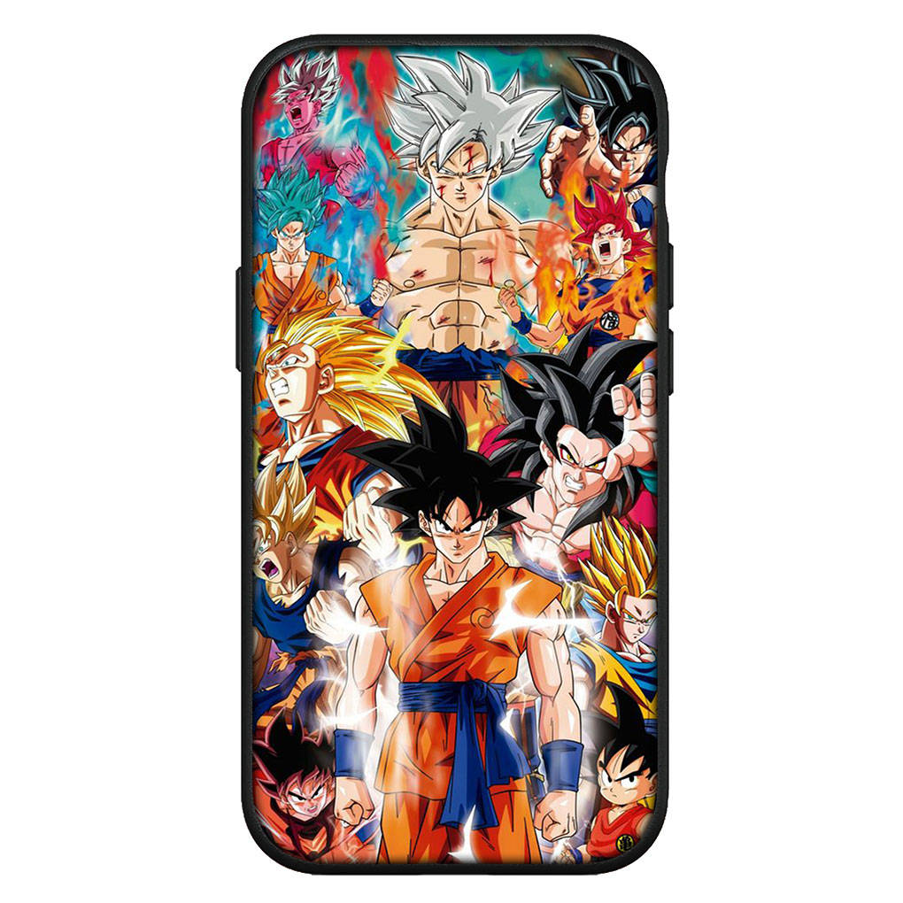 Чехол для iPhone 16 15 Xiaomi Redmi Note 14 13 12 11 Pro Max 16e Samsung Galaxy S25 S24 S23 Moto OPPO Huawei Dragon Ball DragonBall Z Goku Чехол для телефона