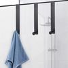 Дверной крючок для шкафа, стеллаж для хранения, универсальный держатель за дверью, компактная вешалка для одежды, головных уборов, полотенец