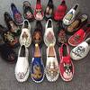 Fashion Old Beijing Cloth Shoes Embroidery Flower Social Guy Male Moccasin-Gommino Student Casual Shoes Fashion National Chinese Style