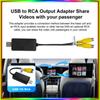 Адаптер USB для видеовыхода CVBS 2 выхода CVBS Кабель USB-RCA DC 5V USB для Android мультимедиа плеера и Android ТВ плеера