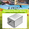70kgs 15W Charcoal BBQ Grill Outdoors Roaster Lamb Goat Chicken Spit Rotisseries Cooking Electric Motor Stainless Steel