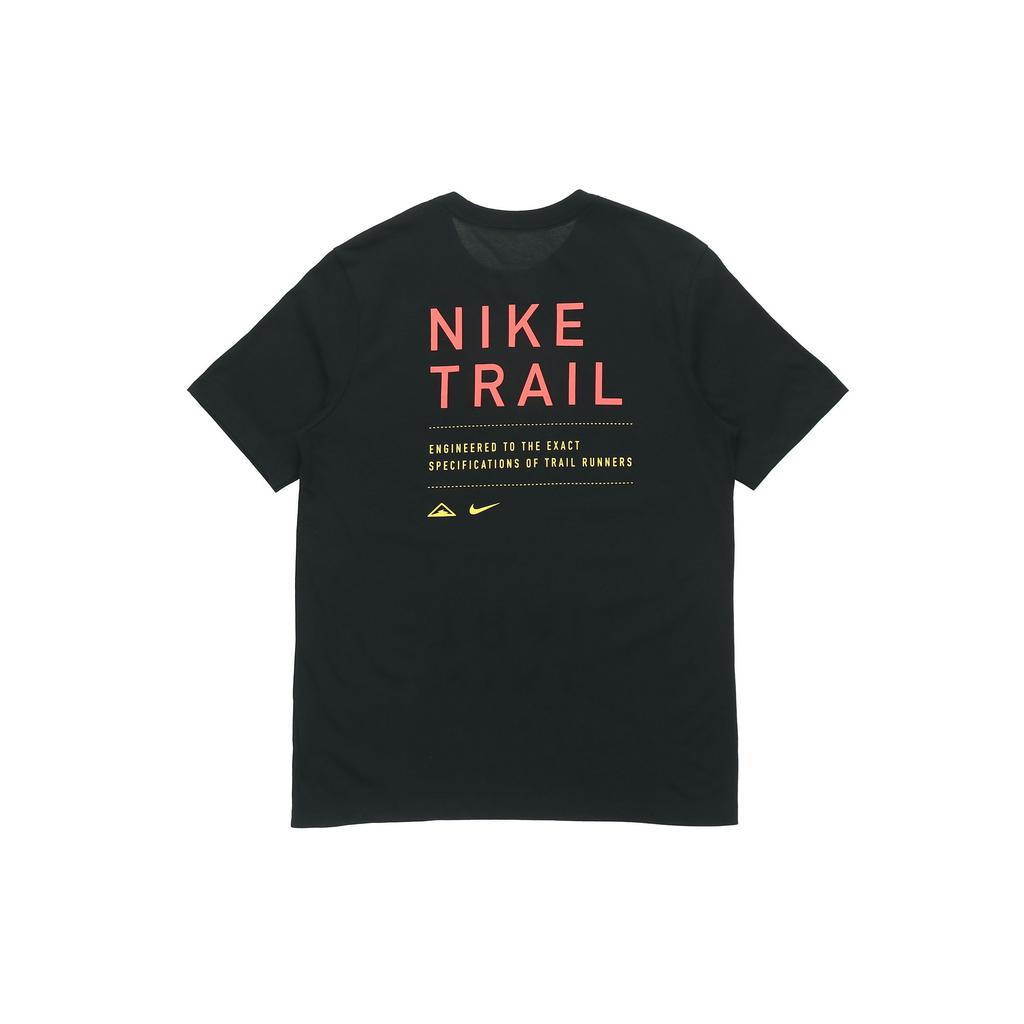 Nike Мужская футболка для бега с графическим логотипом Dri-FIT Trail, черная CT3858-010