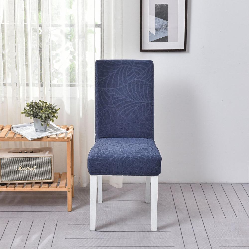 Вязаные водонепроницаемые жаккардовые чехлы на стулья эластичные чехлы на диван для отеля дома утолщенные однотонные