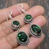 Chrome Diopside Gemstone 925 Sterling Silver Handmade Beautiful Jewelry Earring