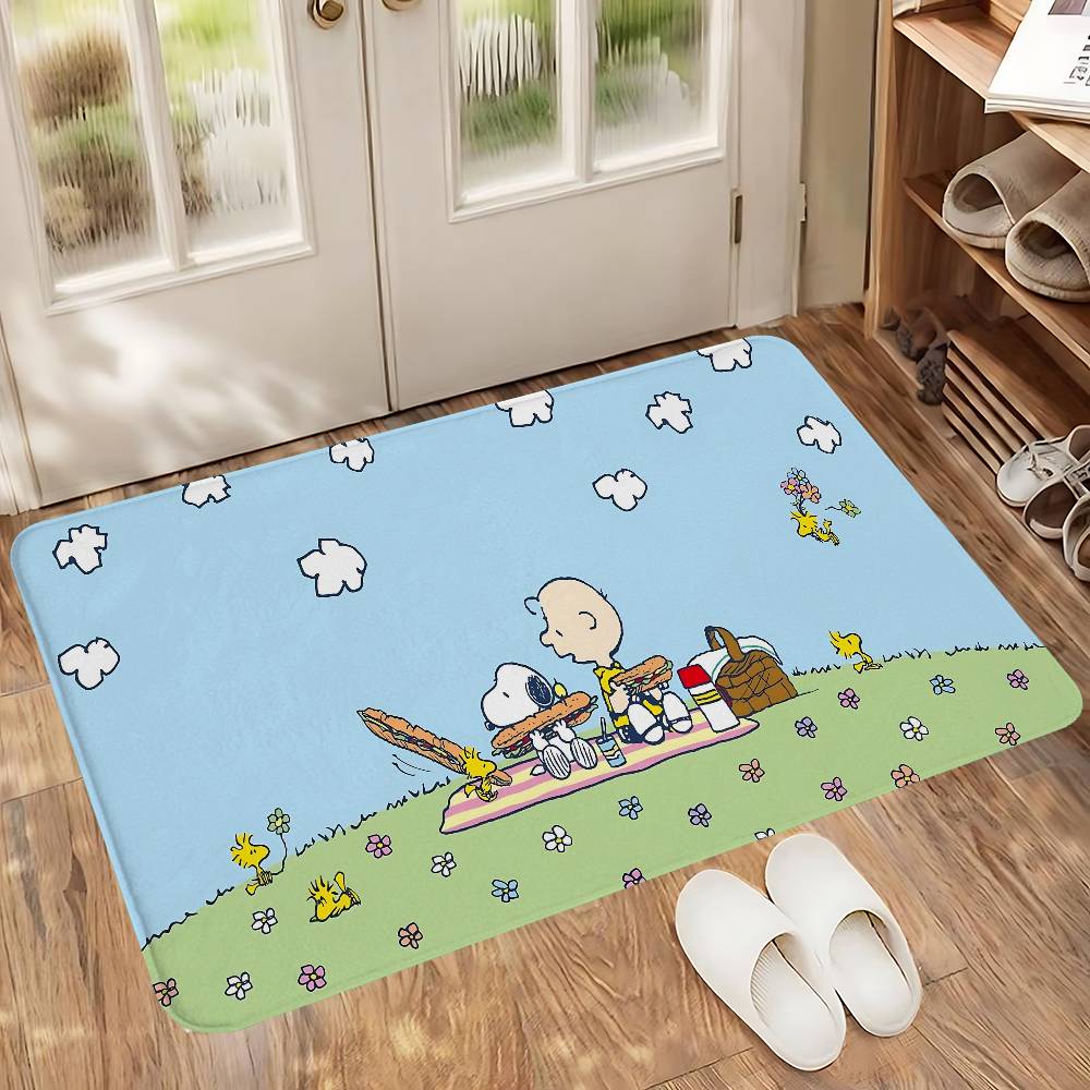 Cartoon S-SnoopyS Carpet For Living Room Sofa Decor Modern Rug Floor Mat For Men Bedroom Durable Area Rugs