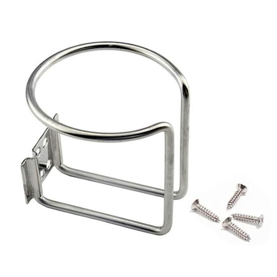 Металлический держатель для чашки в виде лодки L-образная розетка Универсальная подставка для напитков Железная фиксированная подставка для чашек Многоцелевой держатель для напитков на сиденье с 4 установочными винтами