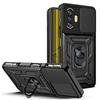 Чехол для Xiaomi Poco F3 GT Чехол Poco F3 GT Магнитное кольцо-держатель Бронированный чехол для телефона Защита камеры сдвижной Задняя крышка