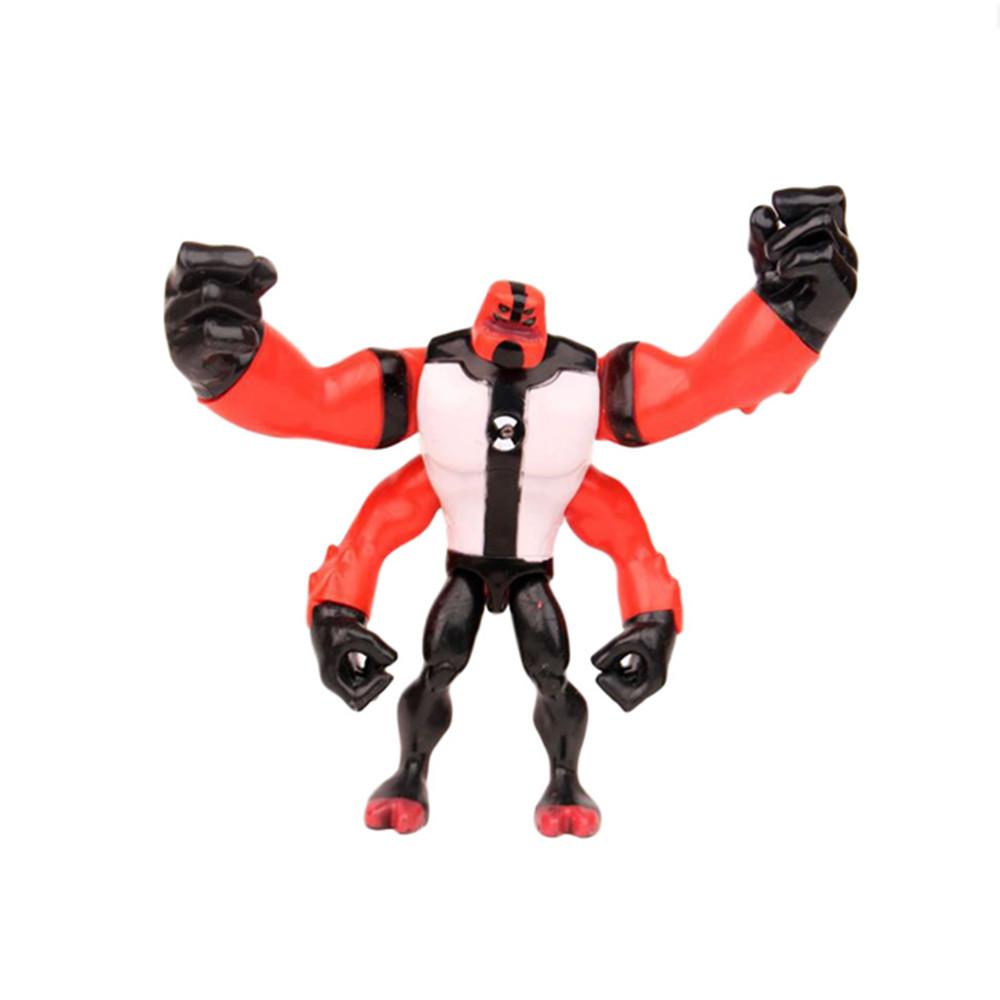 1 шт. Мультяшные Фигурки Бен 10 Омнитрикс Сила Пришельцев Серый Материал Четыре Руки Алмазноголовый ПВХ Модель Коллекция Подарок для Ребенка Игрушка