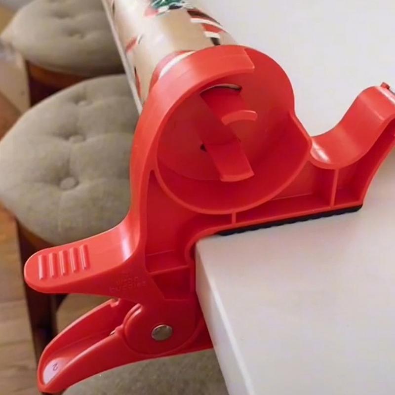 Держатель для подарочной упаковочной бумаги для стола с диспенсером для скотча Новое поступление Упаковка для рождественских подарков и конфет Держатель для рулонного скотча