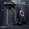 Чехол для мобильного телефона Samsung A16 Прозрачный 360 Полностью закрывающий Анти-ударный, Амортизирующий и Защита от царапин Магнитная Беспроводная зарядка Защитный чехол