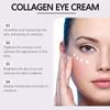 Коллагеновый крем для глаз Укрепляющий Увлажняющий и Гидратирующий Кожа вокруг глаз Нежный уход Питательный и Осветляющий Крем для глаз