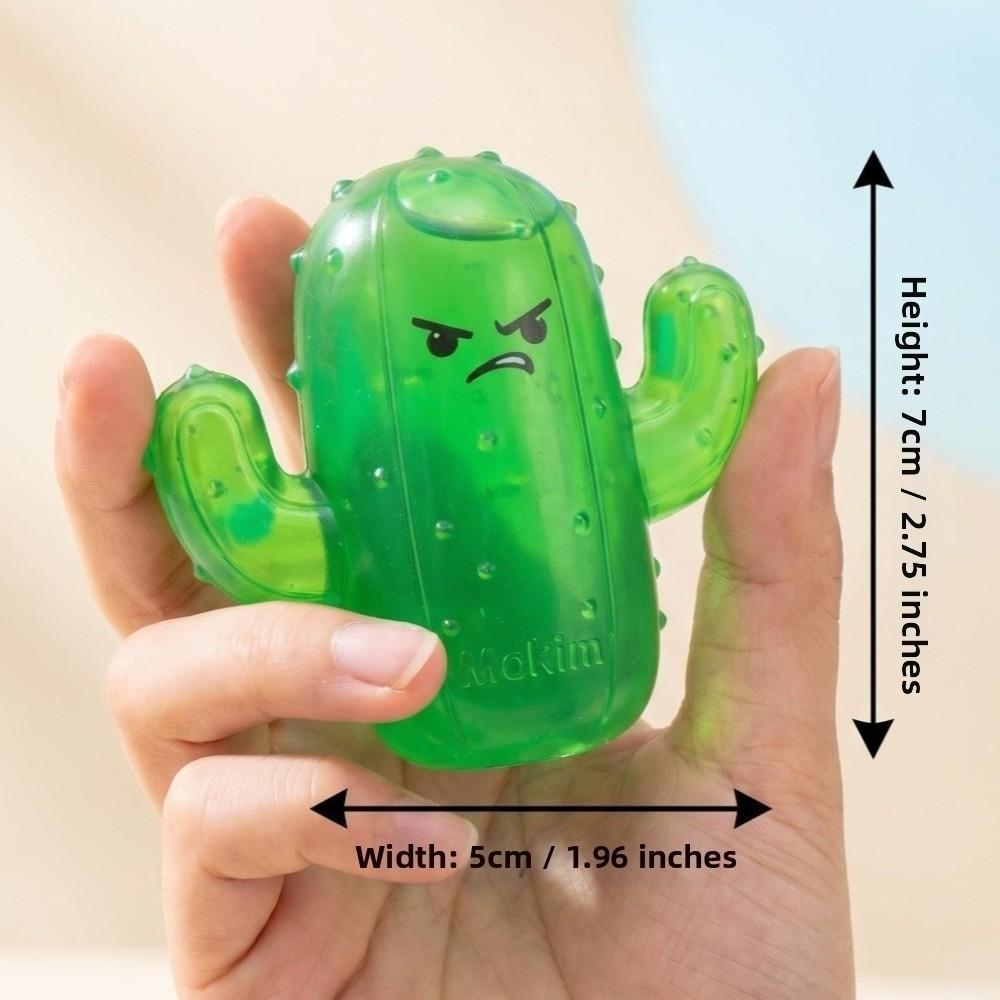 Angry Cactus Squeeze Squishy Toys Mini Decompression Toy New Stress Relief Toy For Kids