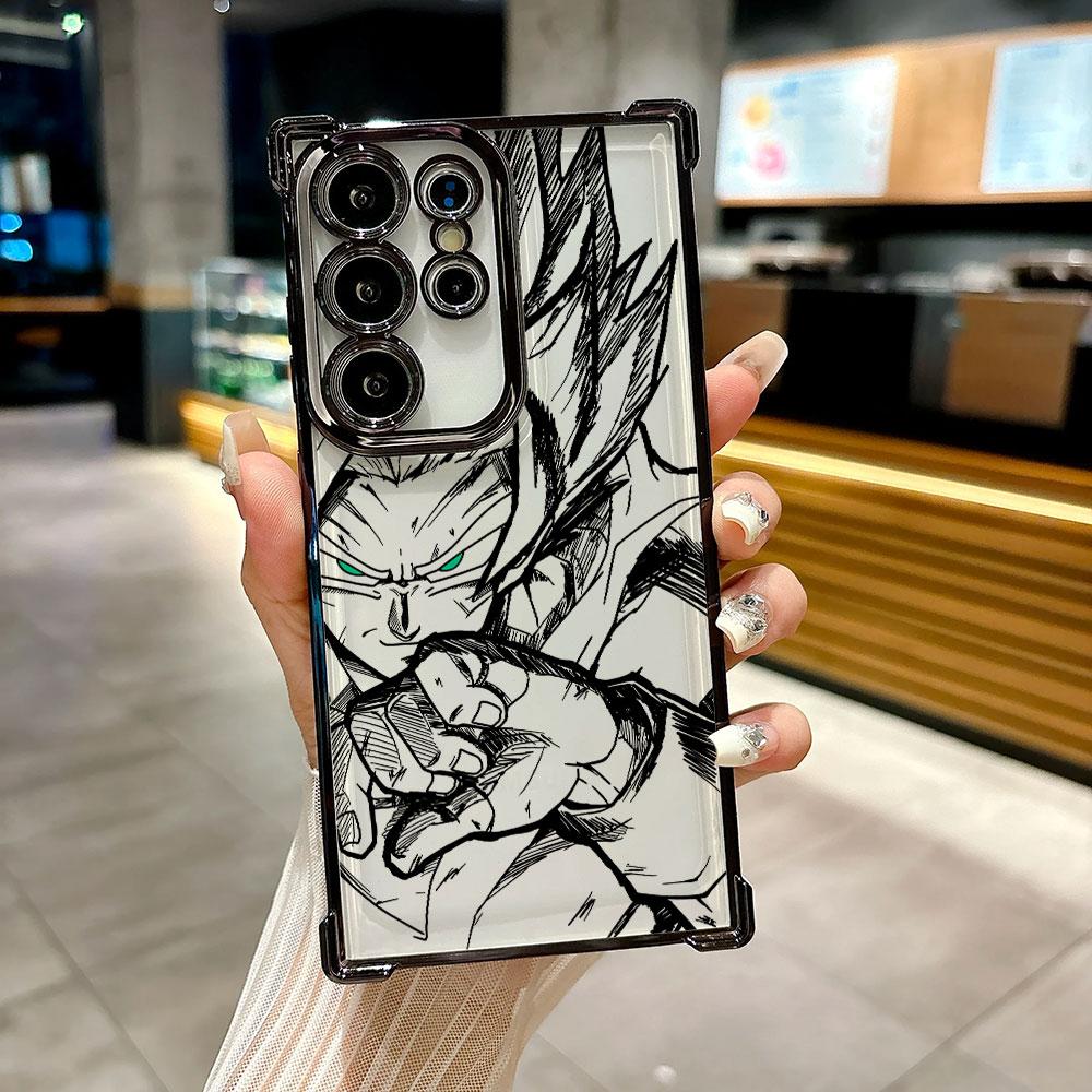 Чехол для телефона Galaxy S26 Ultra из аниме Dragon Balls ГOKU VEGETA для Samsung S26 S25 S24 S23 S21 Ultra S20 FE S25 Plus