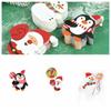 50pcs Paper Christmas Lollipop Paper Santa Claus Kids Candy Gift Package  New Year