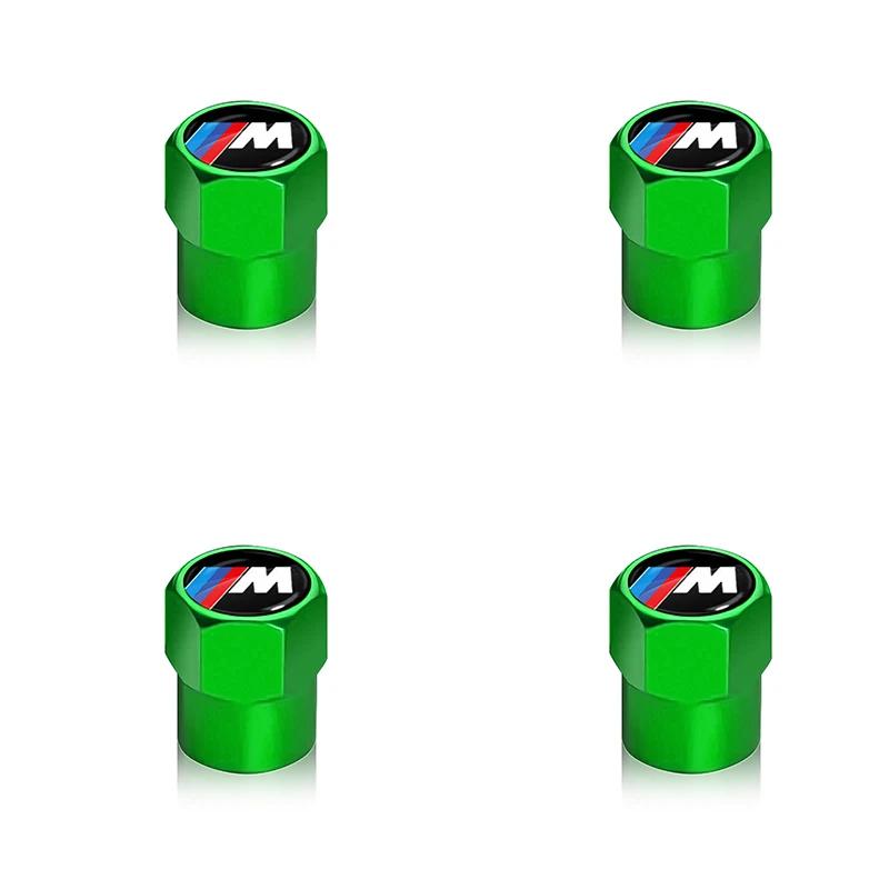 4Pcs Car Wheel Tire Valve Caps Air Stem Covers Accessories E46 E39 E70 F10 F20 F30 X5 X6 X1 M3 M5 M6 E71 F01 F02 F87 HJ5