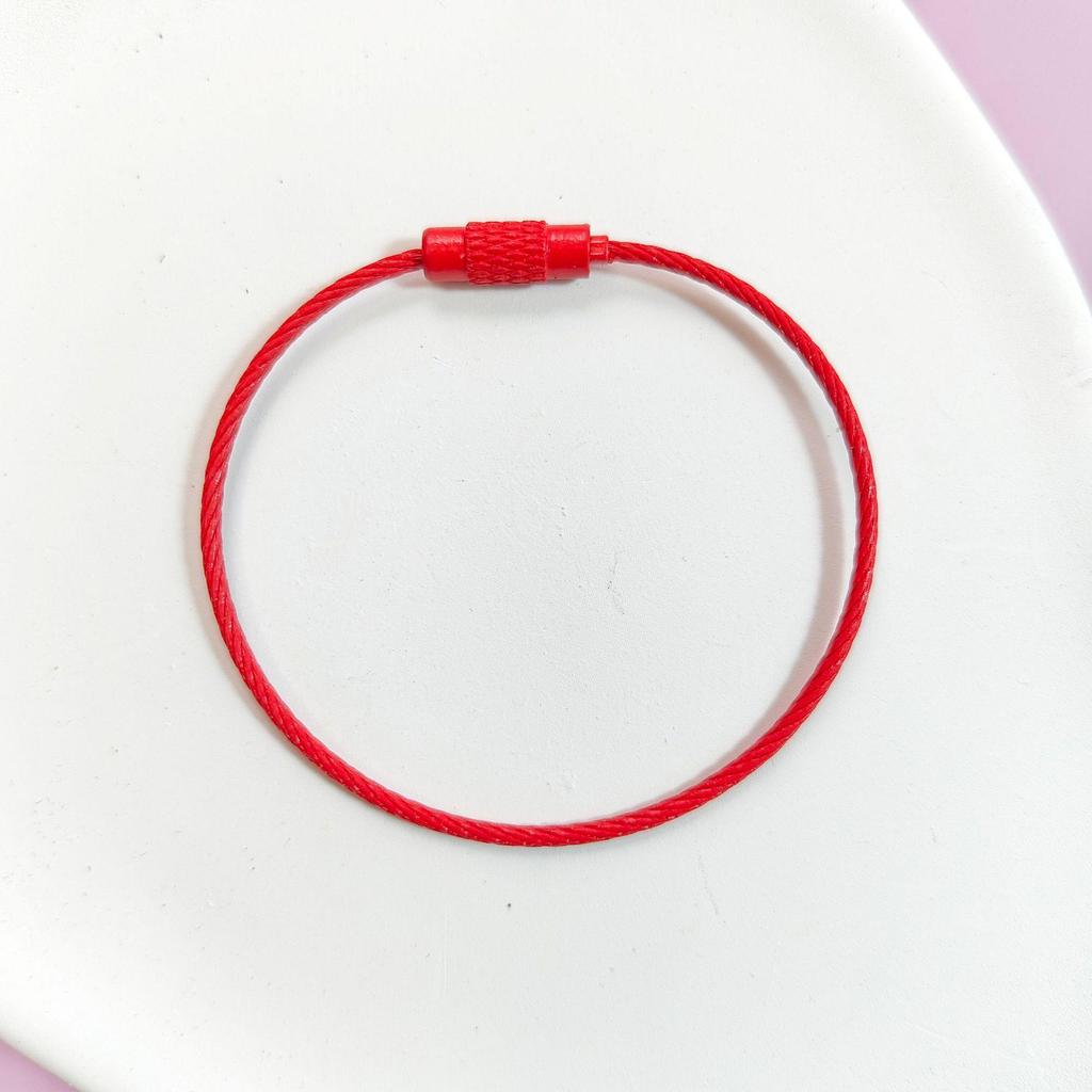 Candy Color Steel Wire Keychain Ring for DIY Jewelry Accessories