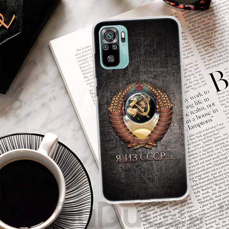 Russian Stalin Ussr Communism Cover For Xiaomi Redmi Note 14 13 12S 12 11 Pro Plus Phone Case 11S 10S 10 11E 11T 14Pro 13Pro Pri