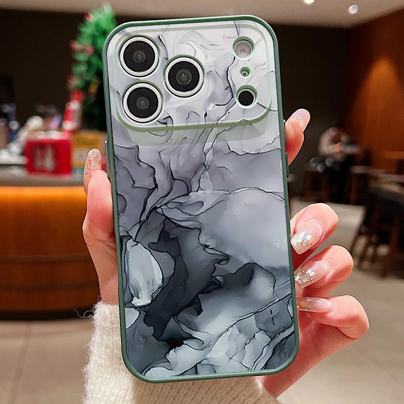 Чехол Для iPhone 17 Pro Max Розовый Мраморный Рисунок Магнитный Для Magsafe Гибридный Тонкий Матовый Чехол Для iPhone 16 15 14 13 Pro Max
