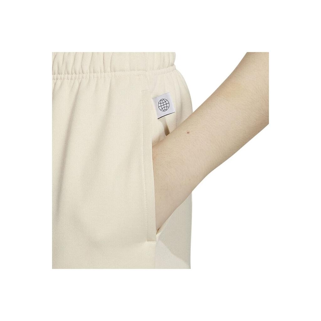 Adidas Нео однотонный логотип с эластичной резинкой на талии, прямые повседневные шорты, женские плавки, бежевый IA5011