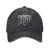 Doom Eternal Baseball Cap Retro Denim Washed Retro Thulsa Snake Cult Cap Unisex Outdoor Activities Adjustable Fit Caps