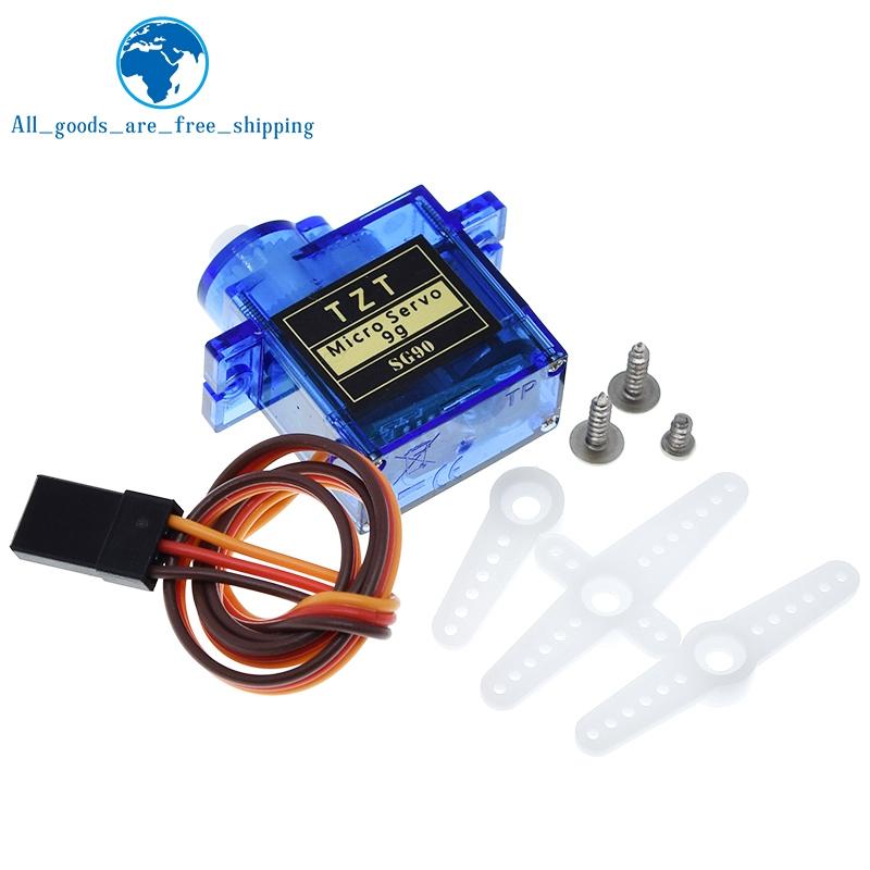 TZT Official Smart Electronics Rc Mini Micro 9g 1.6KG Servo SG90 for RC 250 450 Helicopter Airplane Car Boat For Arduino DIY