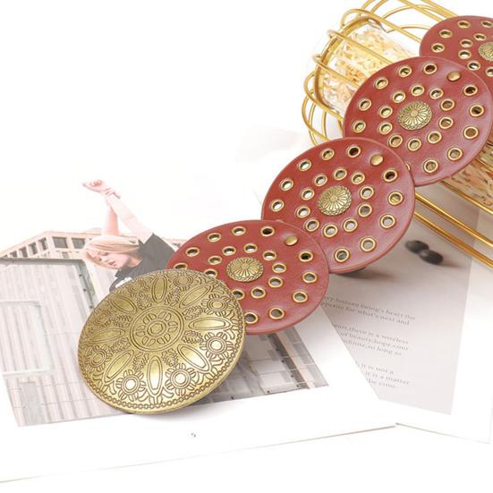 Ladies with Jean Adjustable Size Retro Belt Buckle Wide Belt Fashion