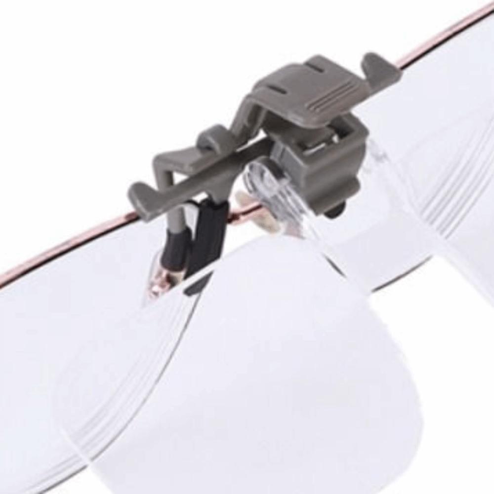 2X Magnification Head-mounted Magnifier Acrylic Optical Lens Flip Up Spectacles  Reading Assistance