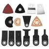 38pcs Standard Oscillating Multitools Saw Blades Power Tools Cutter Sandpapers